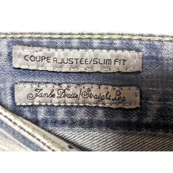 Projek Raw Mens Blue Jeans faded Slim Fit 34Wx32 Straight ProjekRaw distressed - Picture 9 of 11